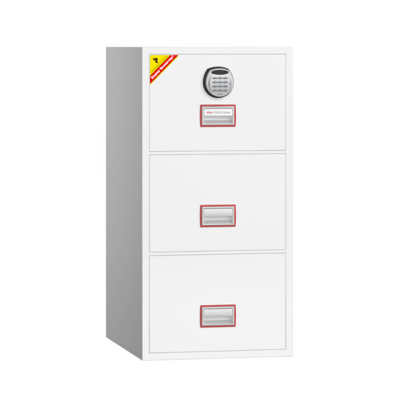 Brandsäkert arkivskåp FS2273E, 120P/60DM