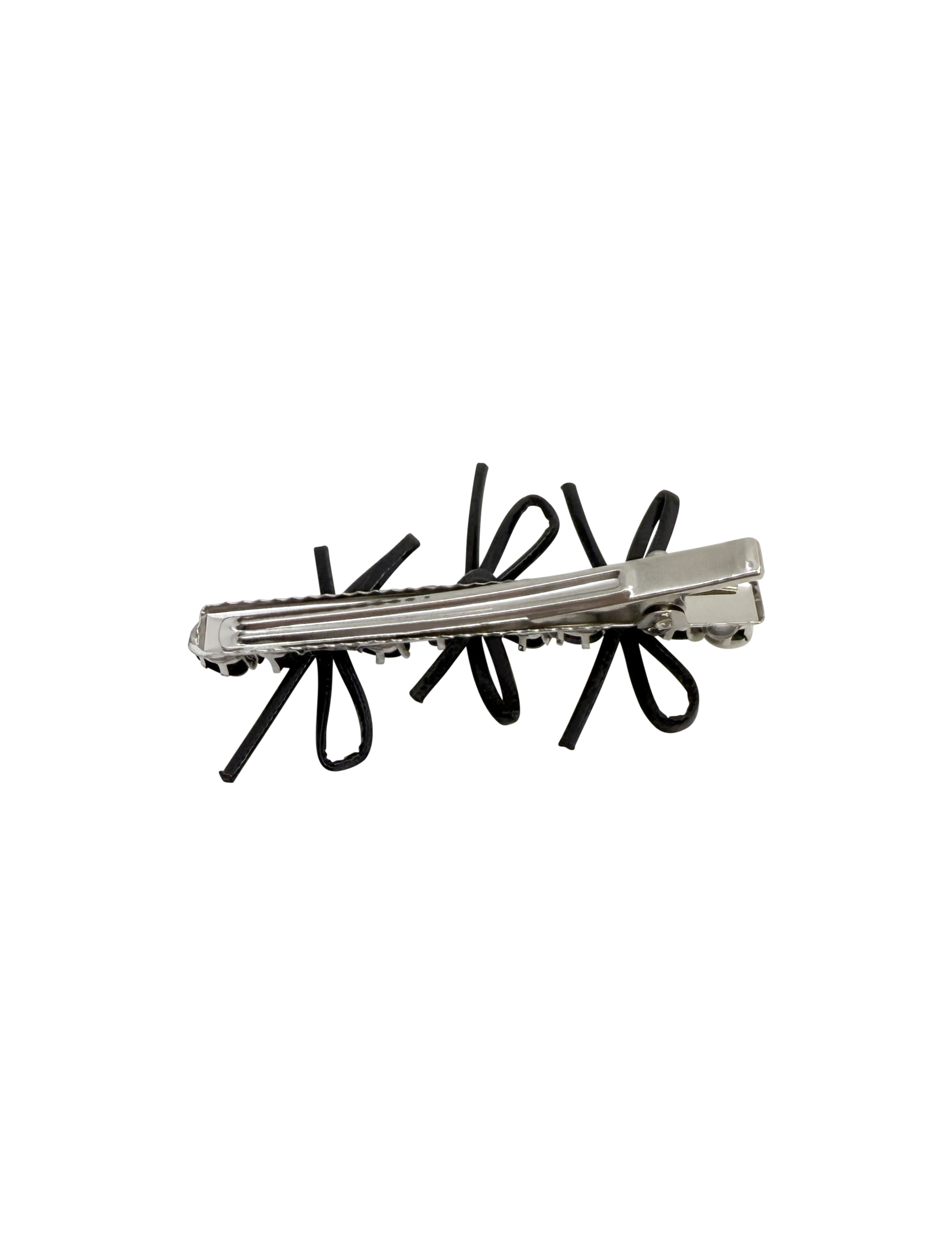 ANGELA HAIR PIN DARK SMALL BOWS