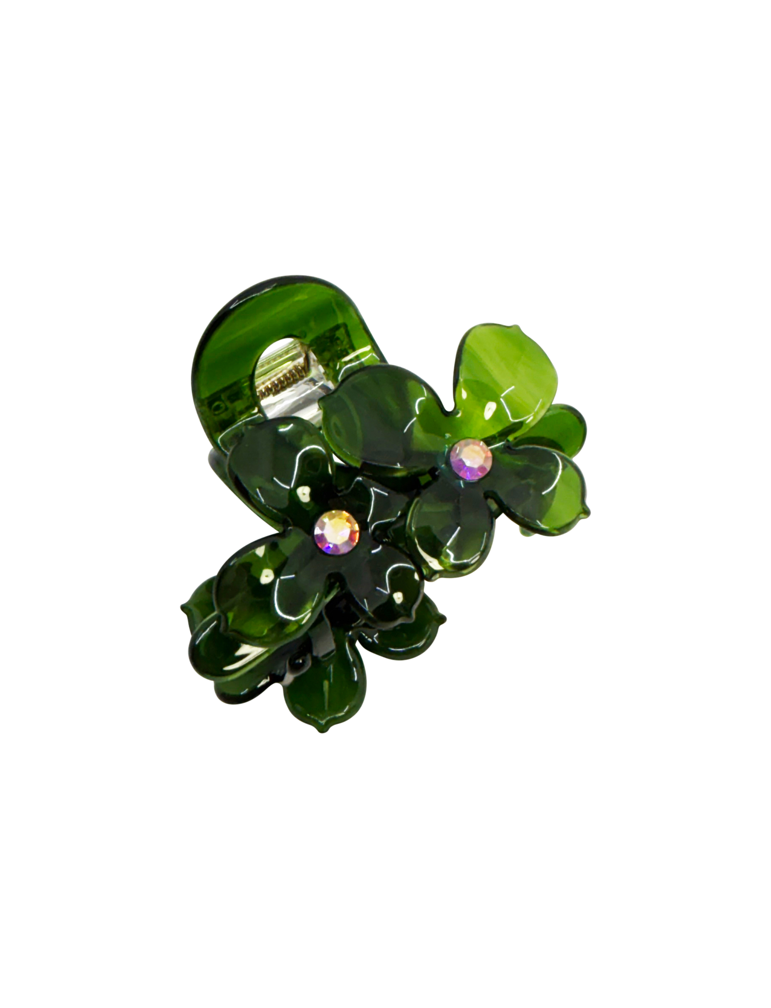 VALERIA CLAMP GREEN