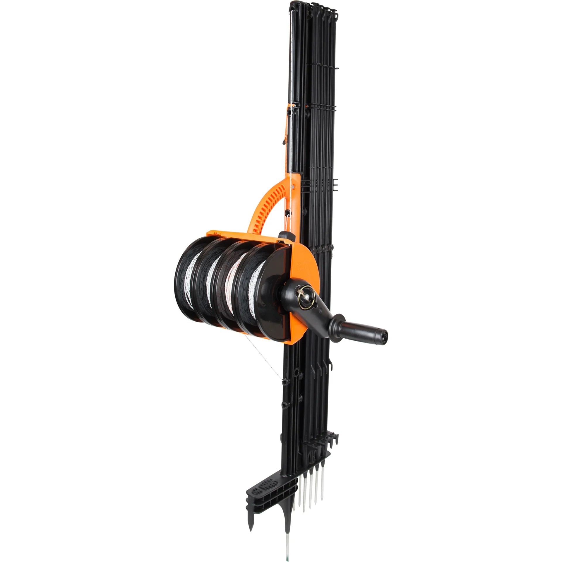 Gallagher SmartFence - 10 stolpar, 4 trådar och spolar i ett system (100m)