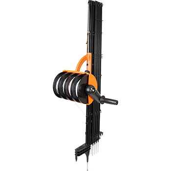 Gallagher SmartFence - 10 stolpar, 4 trådar och spolar i ett system (100m)