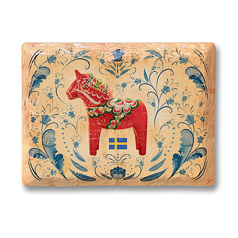  Magnet Dalahäst  8 x 6 cm