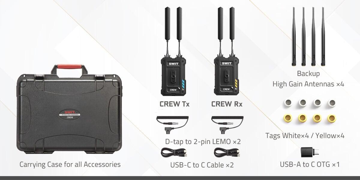 Swit CREW 1.2km/4000ft Pro Wireless Video Transmission Kit - 5