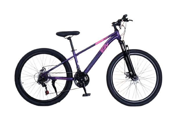 CYKEL Mountainbike 27,5| MED ROSA  OCH LILLA  ÄRGER 21 växlar - SHIMING