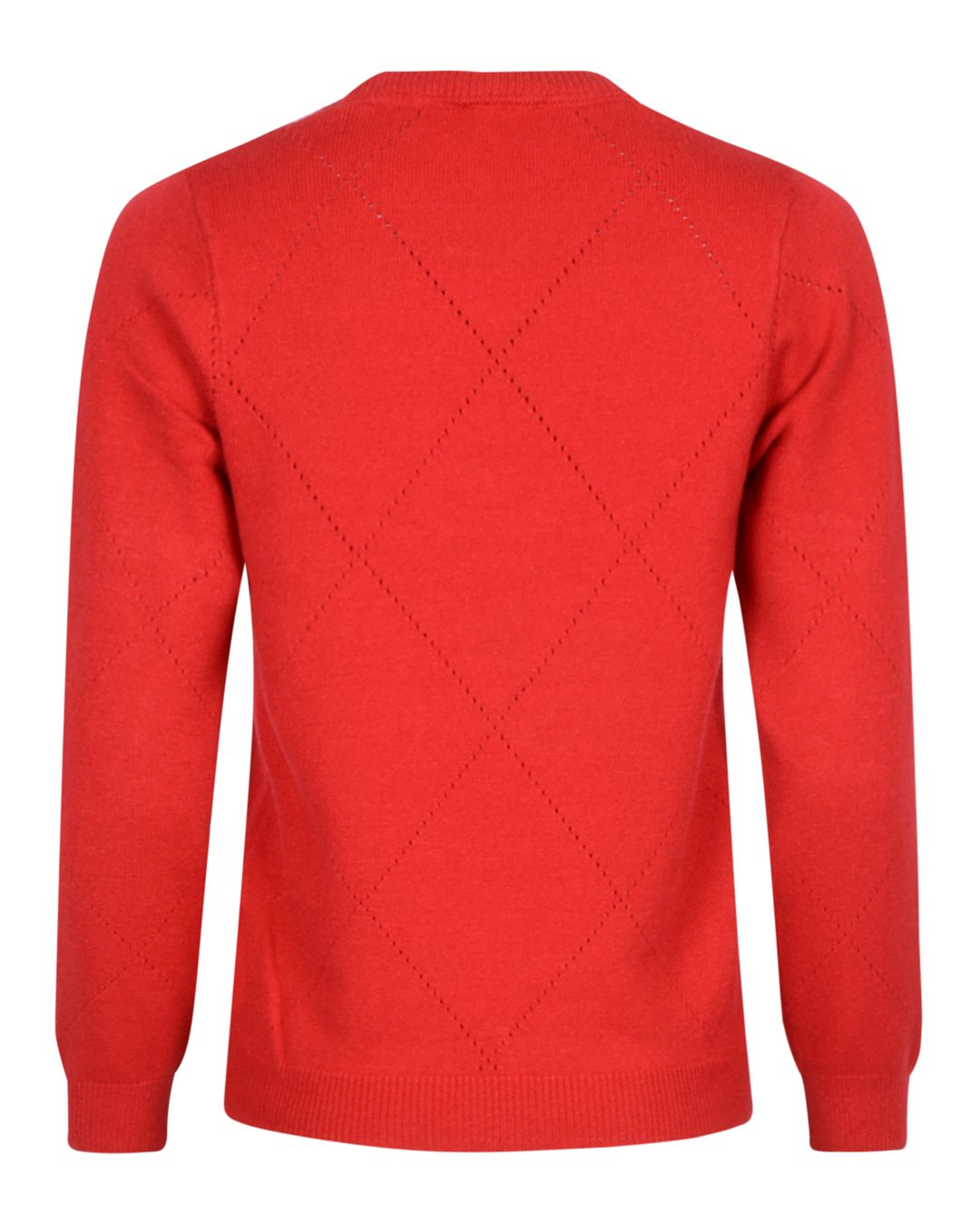 Jumper med dekorativa pärlor röd - 2