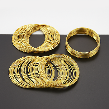 Memory wire för halsband – guld, 11,5 cm (20 varv)