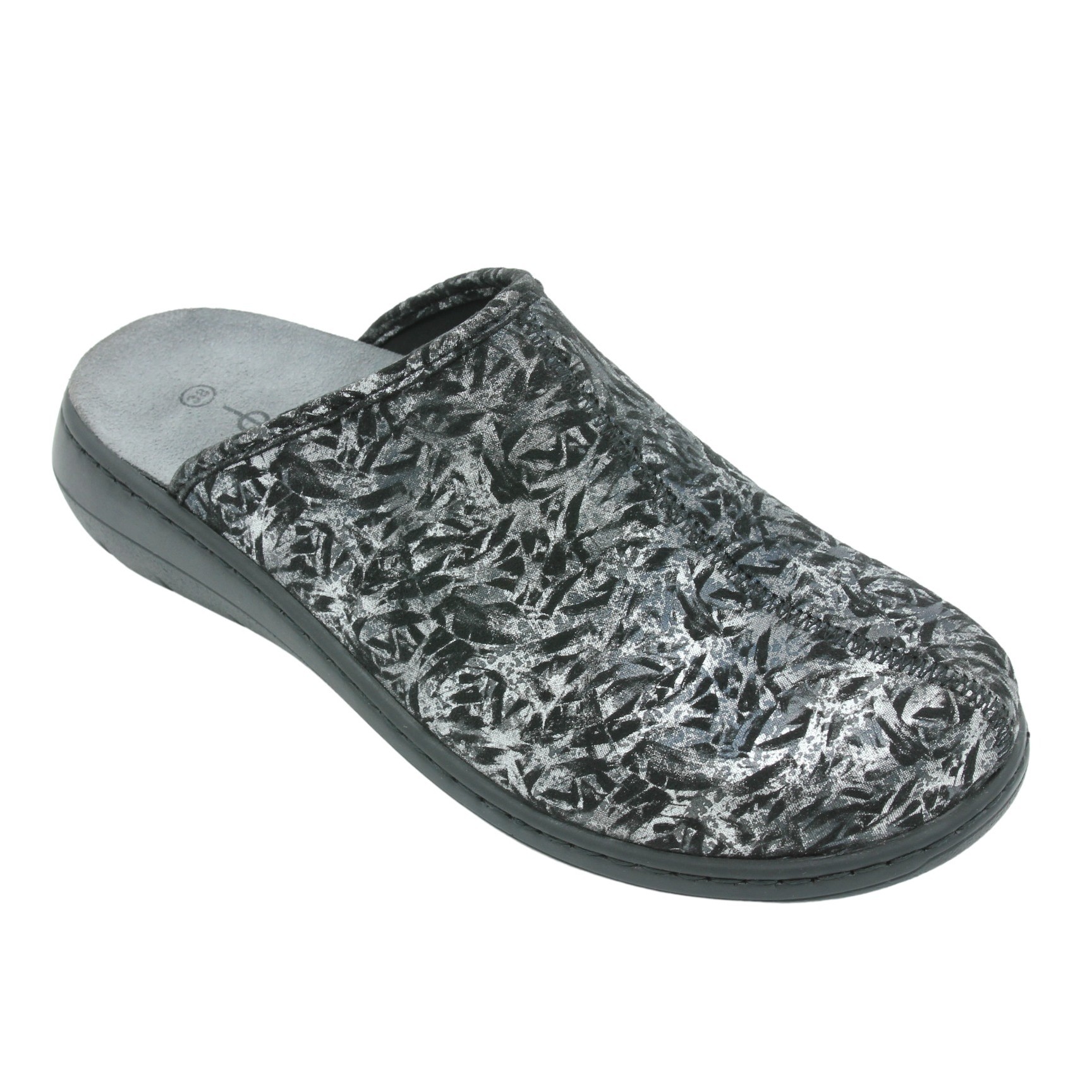 Sandaali Embla Ergoflex Stretch Comfort – Musta/Hopea