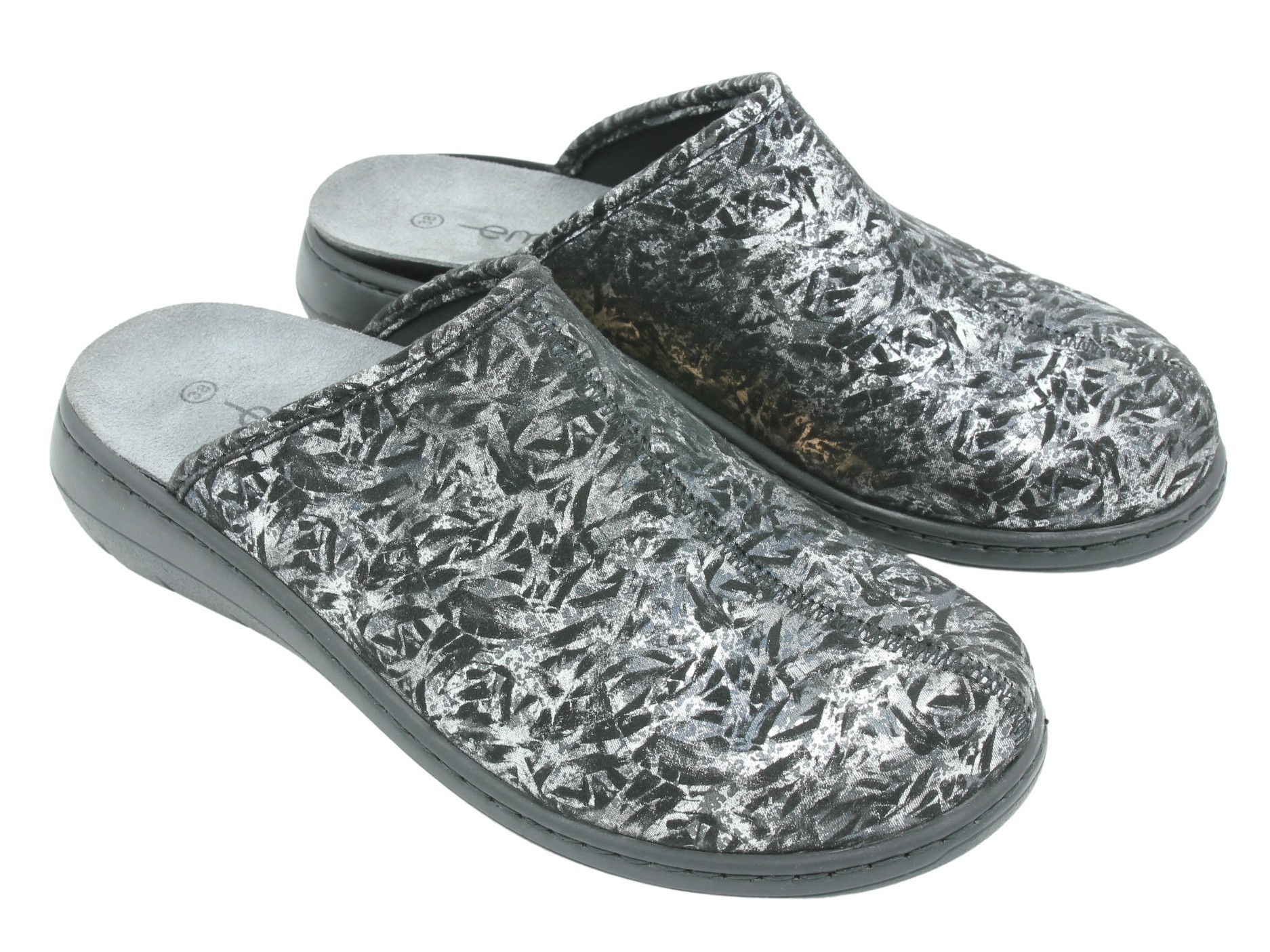 Sandaali Embla Ergoflex Stretch Comfort – Musta/Hopea - 3