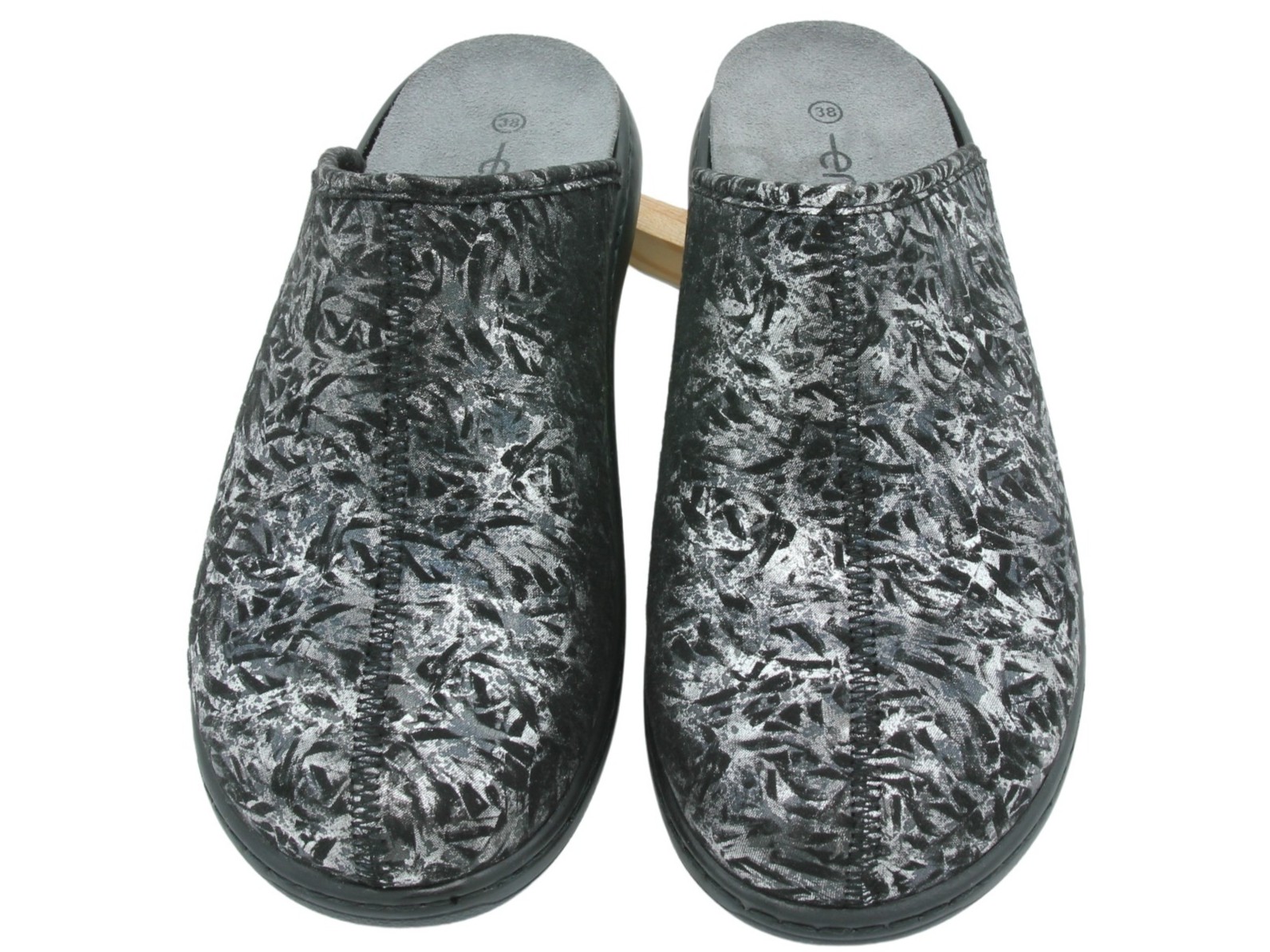 Sandaali Embla Ergoflex Stretch Comfort – Musta/Hopea - 2