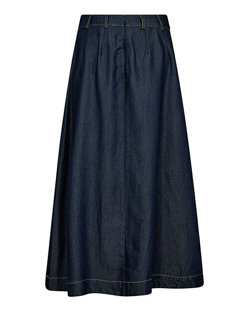 Kjol Anya med fickor A-linje denim - 2