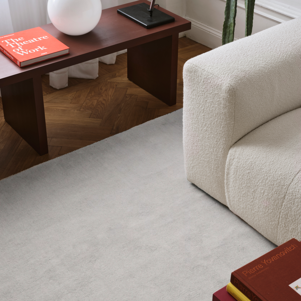 Classic Solid Wool Rug - LAYERED - 6