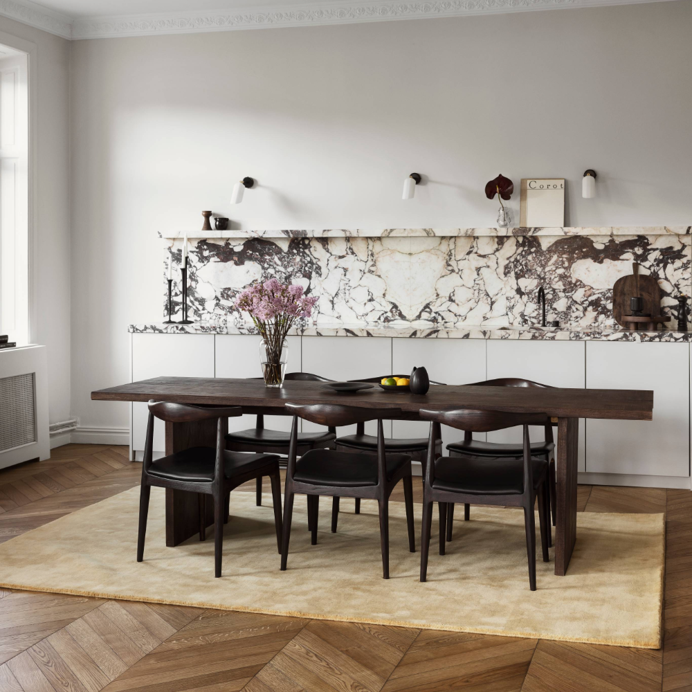 Classic Solid Wool Rug - LAYERED - 10