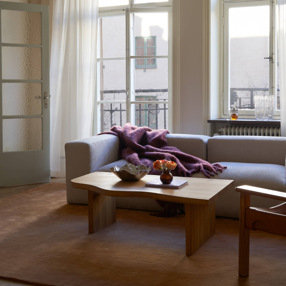 Classic Solid Wool Rug - LAYERED - 12
