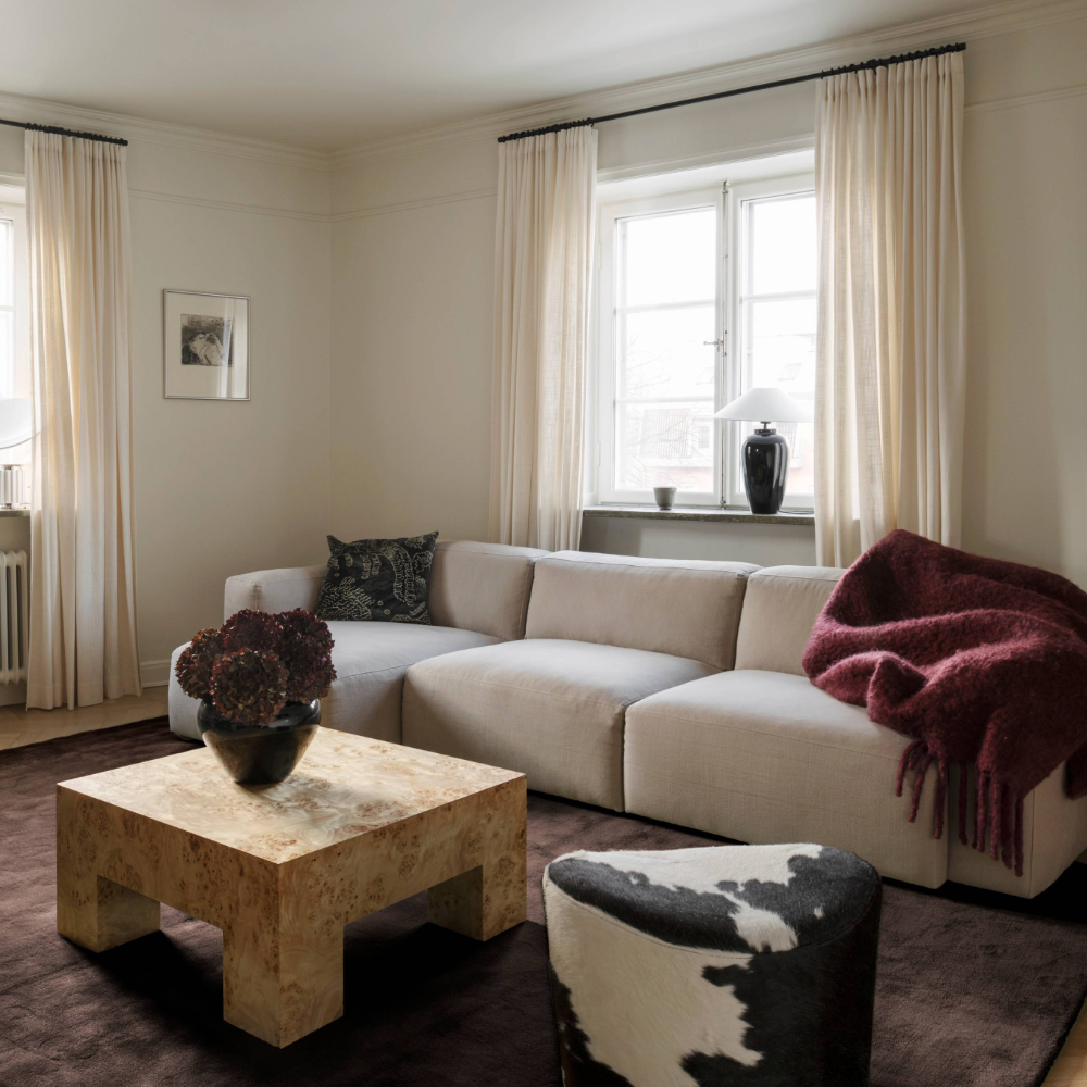 Classic Solid Wool Rug - LAYERED - 4