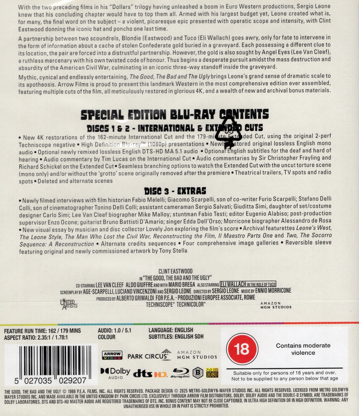 The Good, The Bad And the Ugly (ej svensk text) (Blu-ray) - 2
