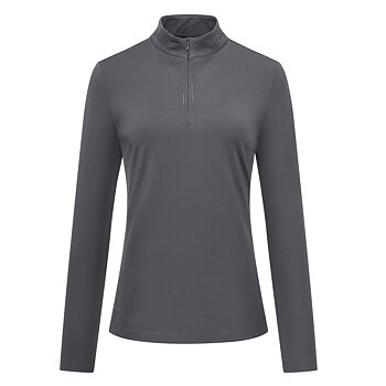 Euro-Star Ridtopp Långärmad Adeline Magnet Grey