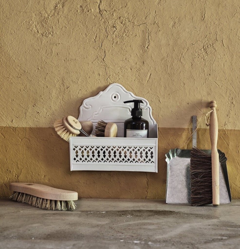Wall box - Box - White Enamel - Metal