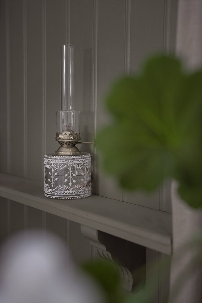 Kerosene lamp Straight - Clear/White - 2