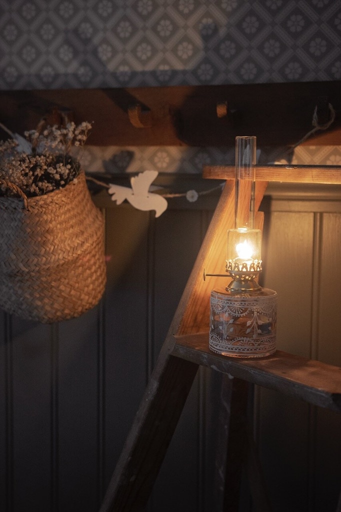 Kerosene lamp Straight - Clear/White