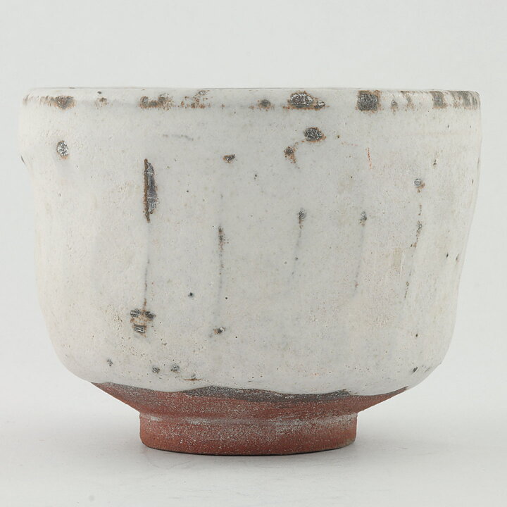 Isak Isaksson (2000s) Unique Chawan Bowl with Shino Glaze 11 cm #57