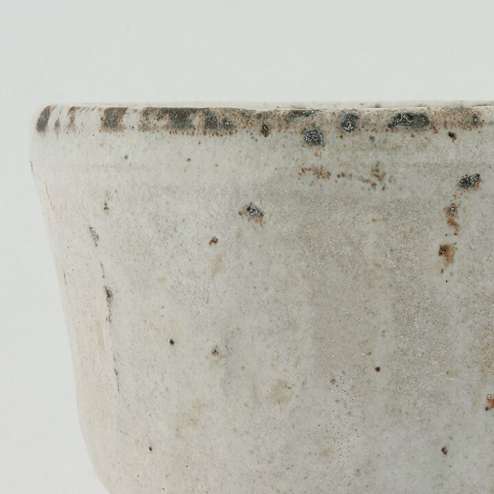 Isak Isaksson (2000s) Unique Chawan Bowl with Shino Glaze 11 cm #57