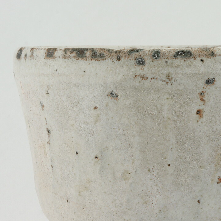 Isak Isaksson (2000s) Unique Chawan Bowl with Shino Glaze 11 cm #57