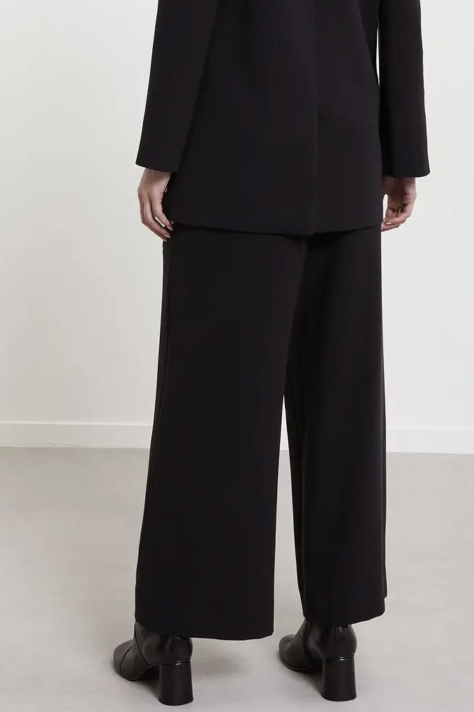 OttodÁme - Cropped  Trousers Black - 2