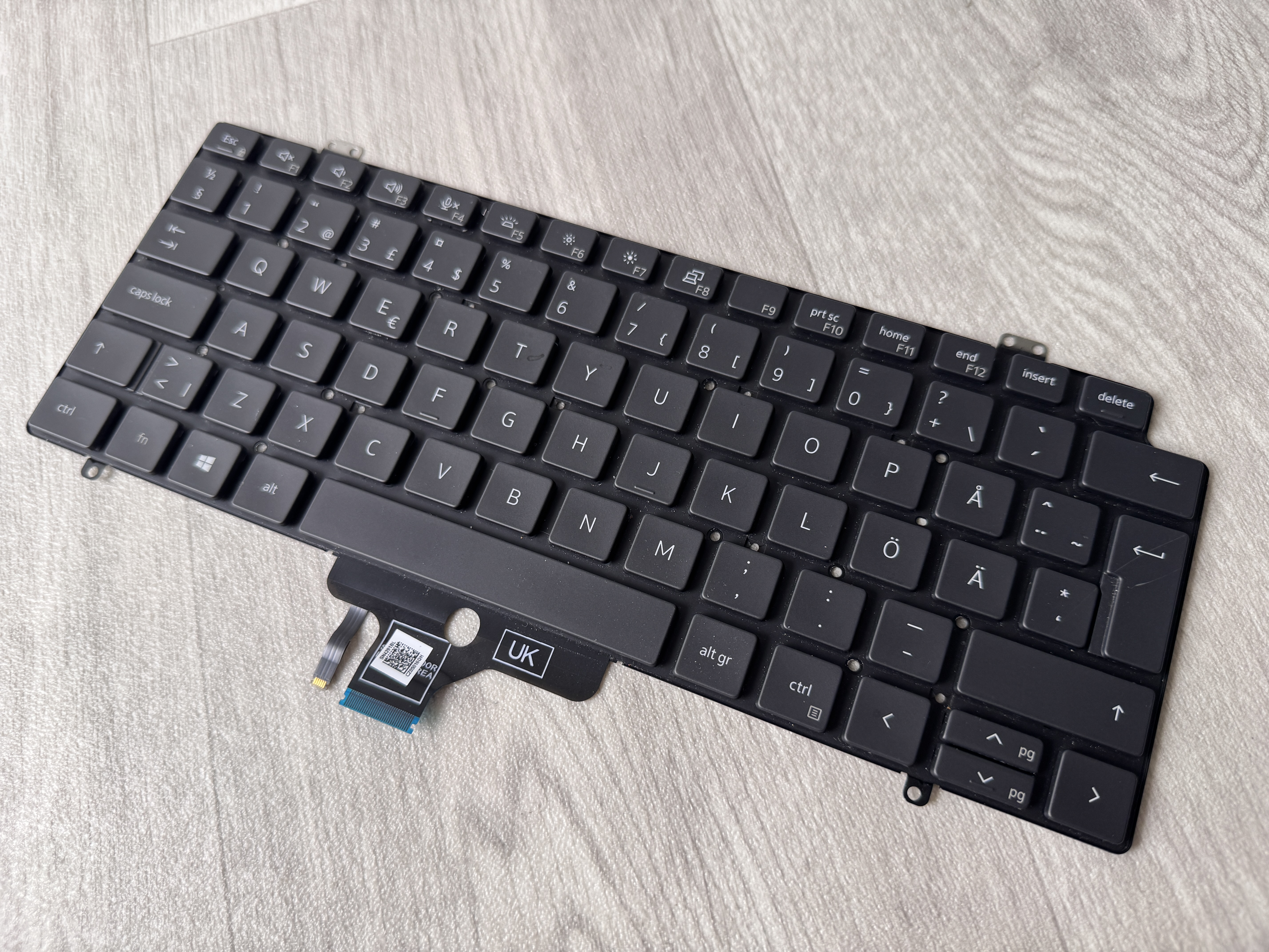 Original Dell Tangentbord Keyboard Latitude 7410 7410 2-in-1 0PKJ9W CN-0PKJ9W