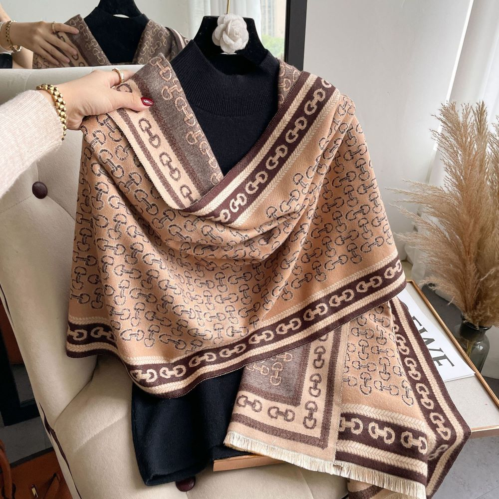 Shawl AWST Intl Snaffle Bits Brown