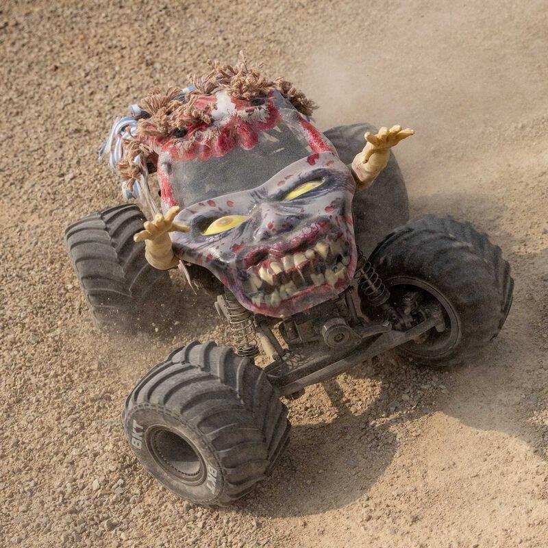 LOSI 1/18 Mini LMTZombie 2S 4X4 RTR Brushed MT (Battery & Charger Included), Red - 10