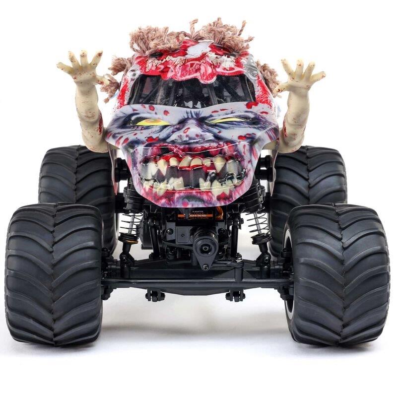 LOSI 1/18 Mini LMTZombie 2S 4X4 RTR Brushed MT (Battery & Charger Included), Red - 13