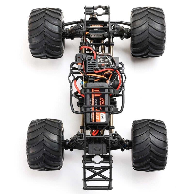 LOSI 1/18 Mini LMTZombie 2S 4X4 RTR Brushed MT (Battery & Charger Included), Red - 20