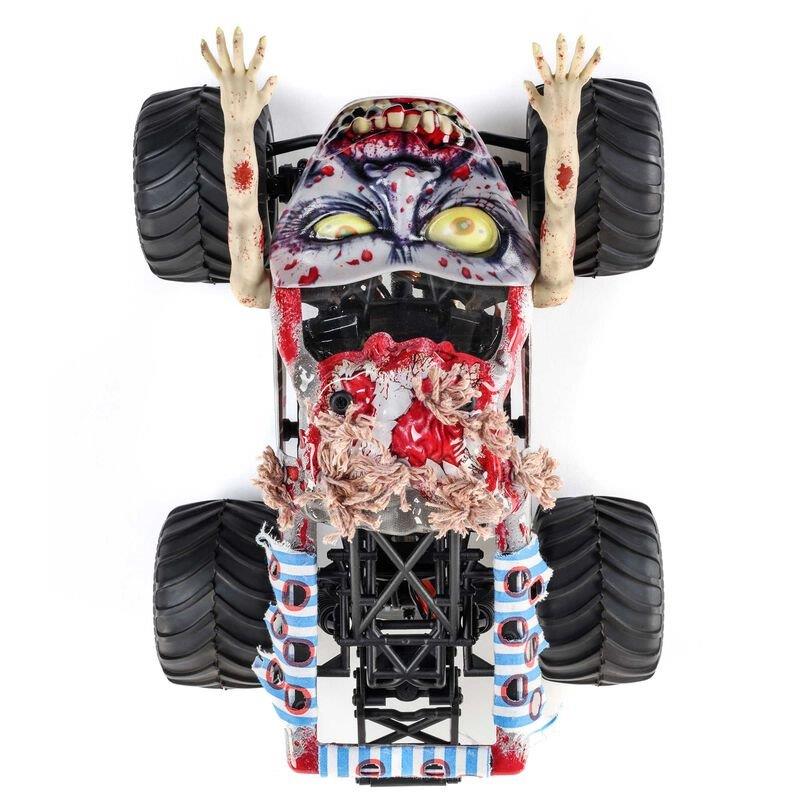 LOSI 1/18 Mini LMTZombie 2S 4X4 RTR Brushed MT (Battery & Charger Included), Red - 15