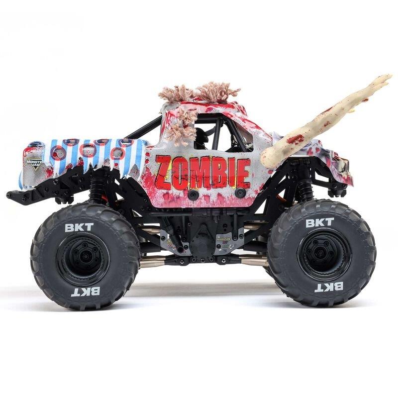 LOSI 1/18 Mini LMTZombie 2S 4X4 RTR Brushed MT (Battery & Charger Included), Red - 17