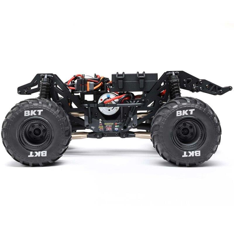LOSI 1/18 Mini LMTZombie 2S 4X4 RTR Brushed MT (Battery & Charger Included), Red - 21