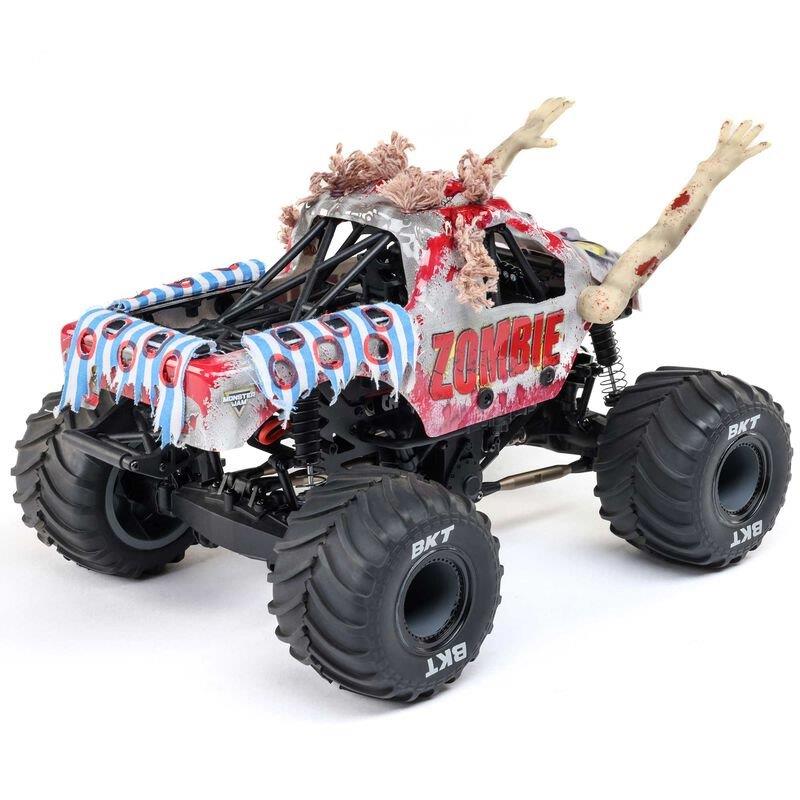 LOSI 1/18 Mini LMTZombie 2S 4X4 RTR Brushed MT (Battery & Charger Included), Red - 18
