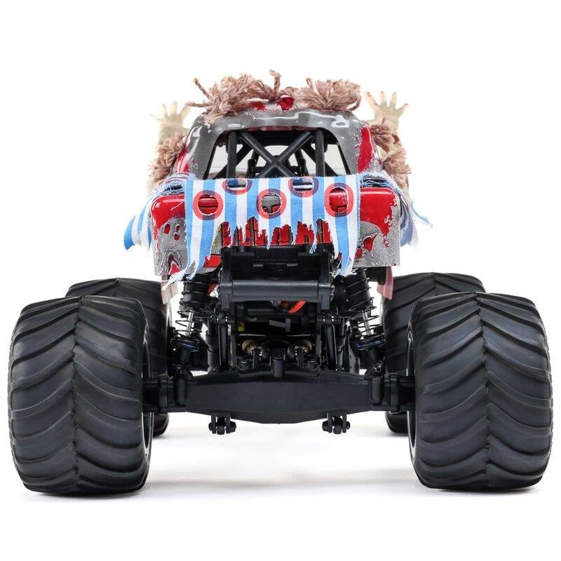 LOSI 1/18 Mini LMTZombie 2S 4X4 RTR Brushed MT (Battery & Charger Included), Red - 14