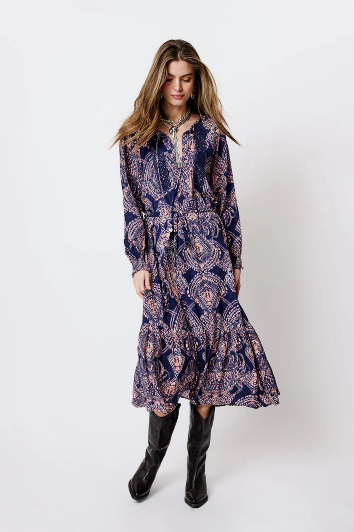 Mary Dress - Evening Blue - Moliin - 3