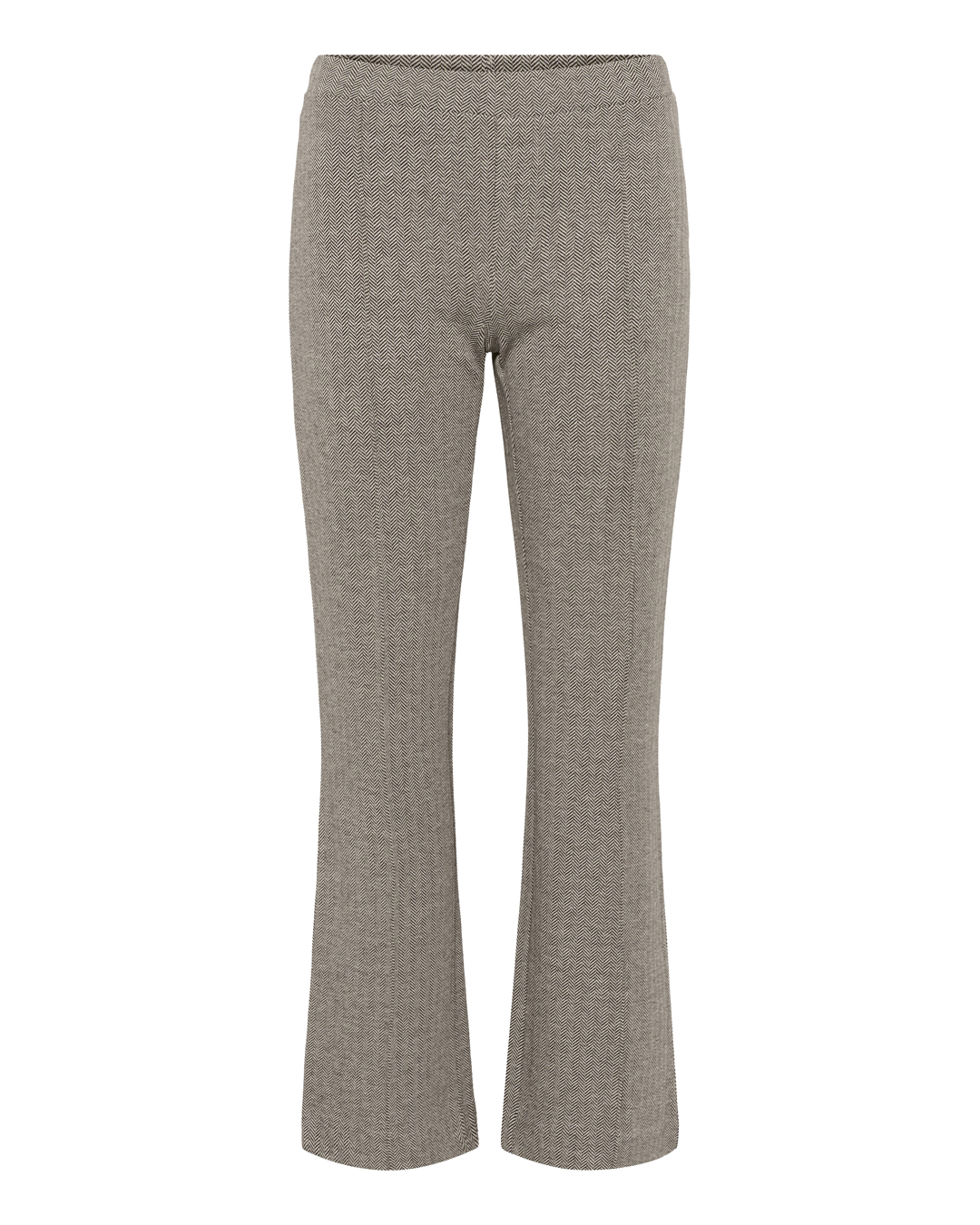 Byxa Ponta fiskbensmönstrad brun/beige - 4