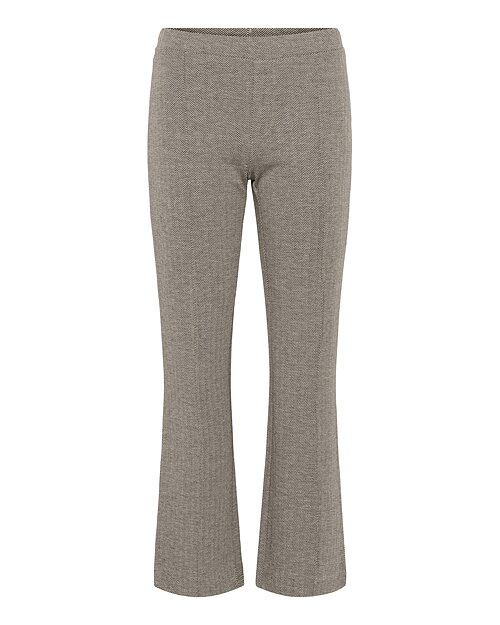 Byxa Ponta fiskbensmönstrad brun/beige - 4