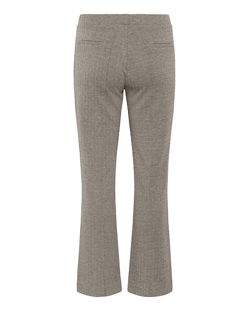 Byxa Ponta fiskbensmönstrad brun/beige - 5