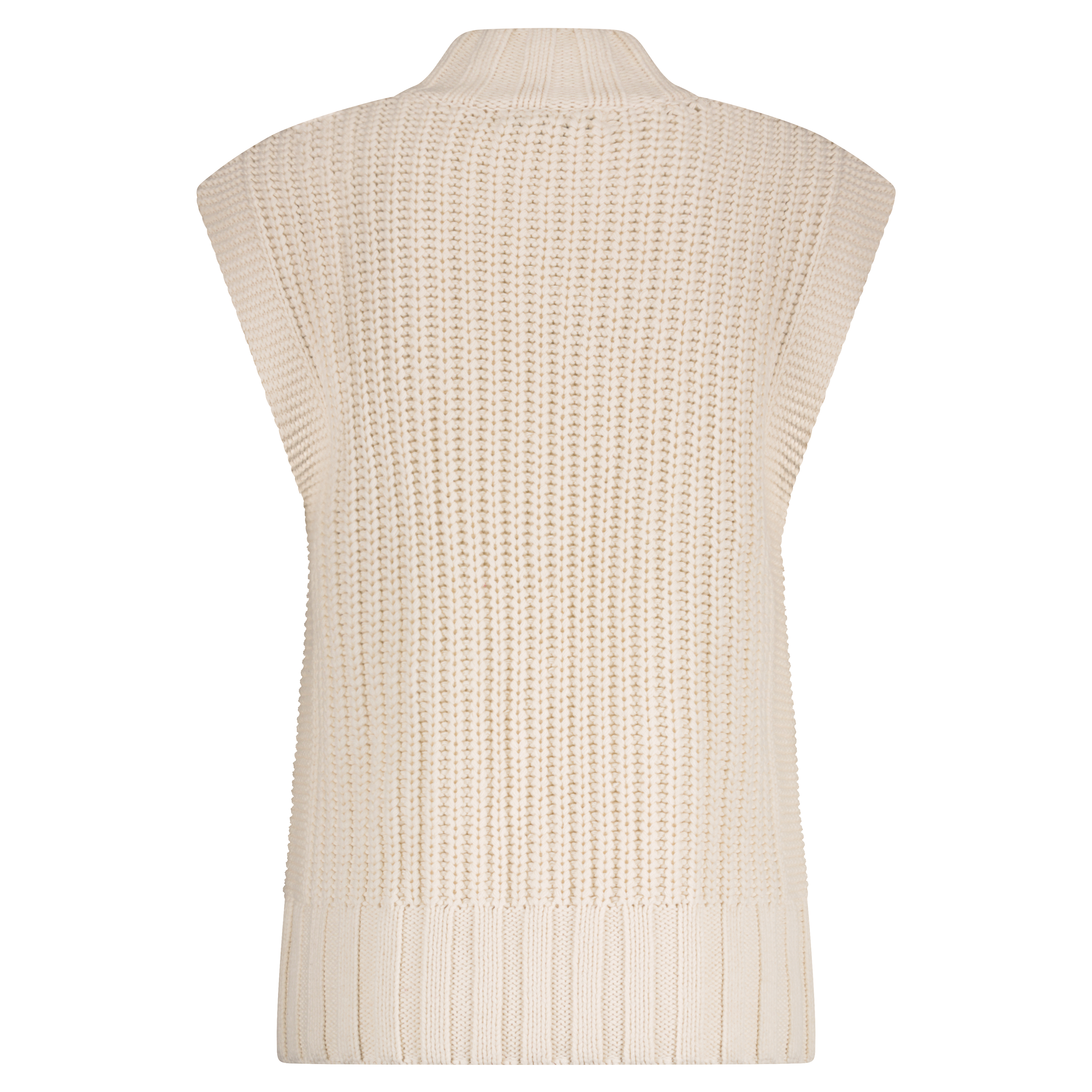 Sleeveless Cable - Ecru - 2