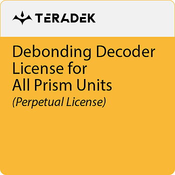 Teradek Debonding Decoder License for All Prism Units Perpetual License, 1 Stream