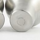 Helle Damkjær (Bloom 2001) Two Modern Steel Candleholders 8 cm <with Box>