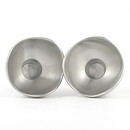 ヘルレ・ダムキアー  Bloomシリーズ  スチール製のキャンドルホルダー  2点セット  8cm  2001年〈箱付き〉
