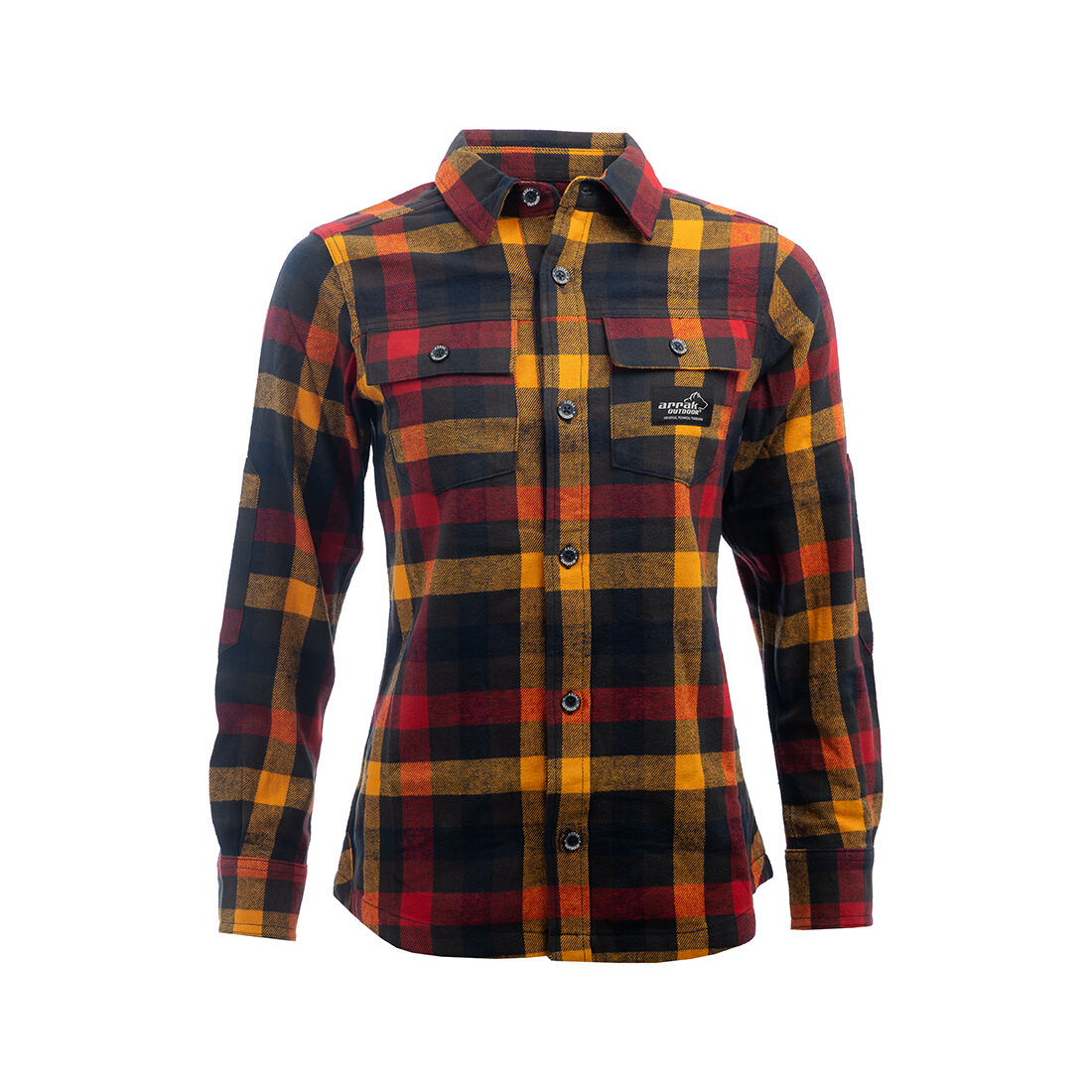Arrak Outdoor gefüttertes Flanellhemd Damen - Marineblau (S)