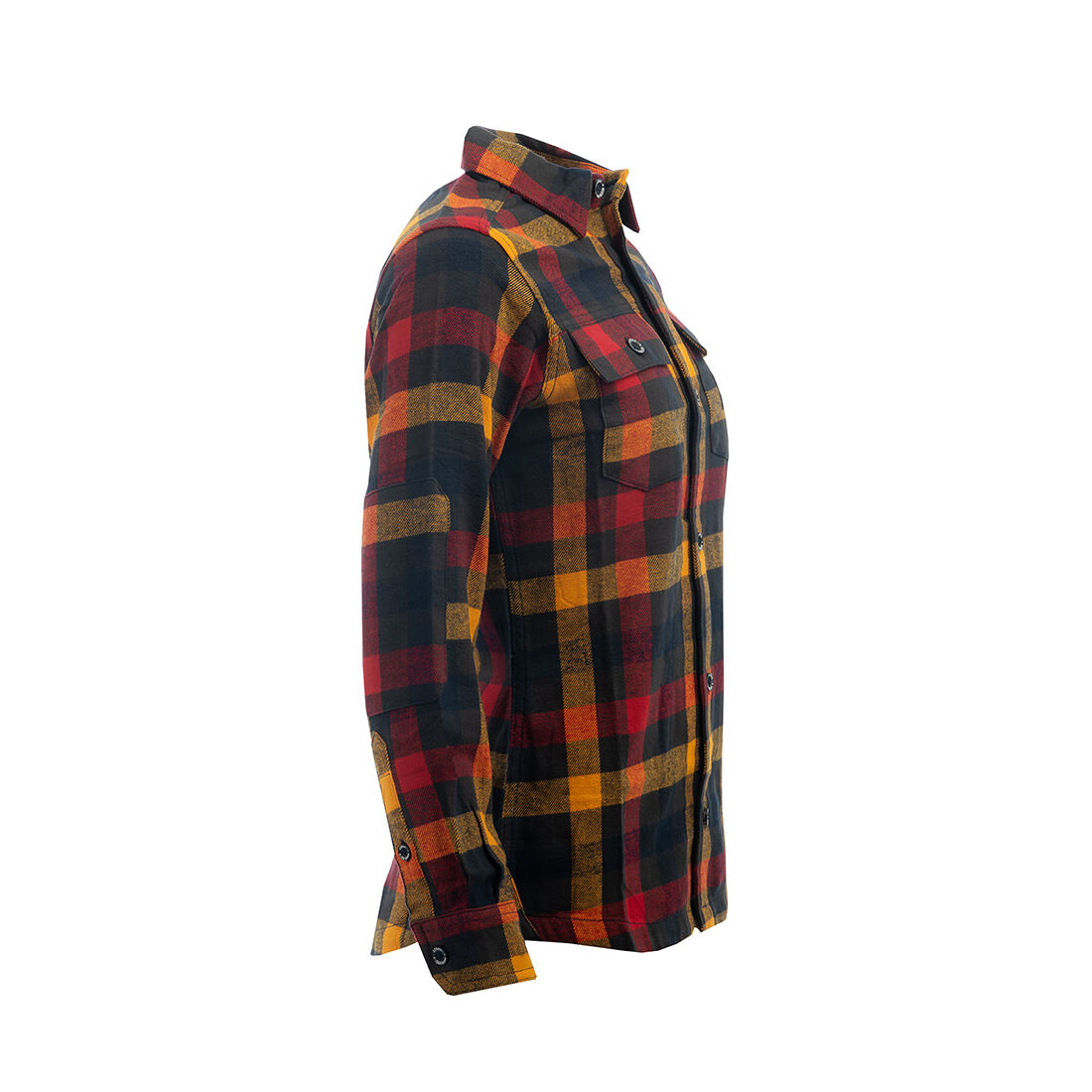 Arrak Outdoor Flannel Insulated Shirt Women - Navy - Windlined 