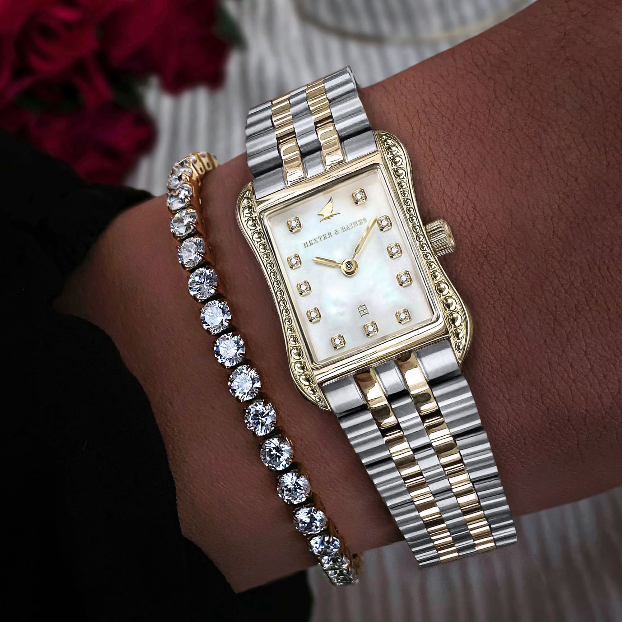H&B Cronvas Diamond, Gold & Silver, Pearl - 8