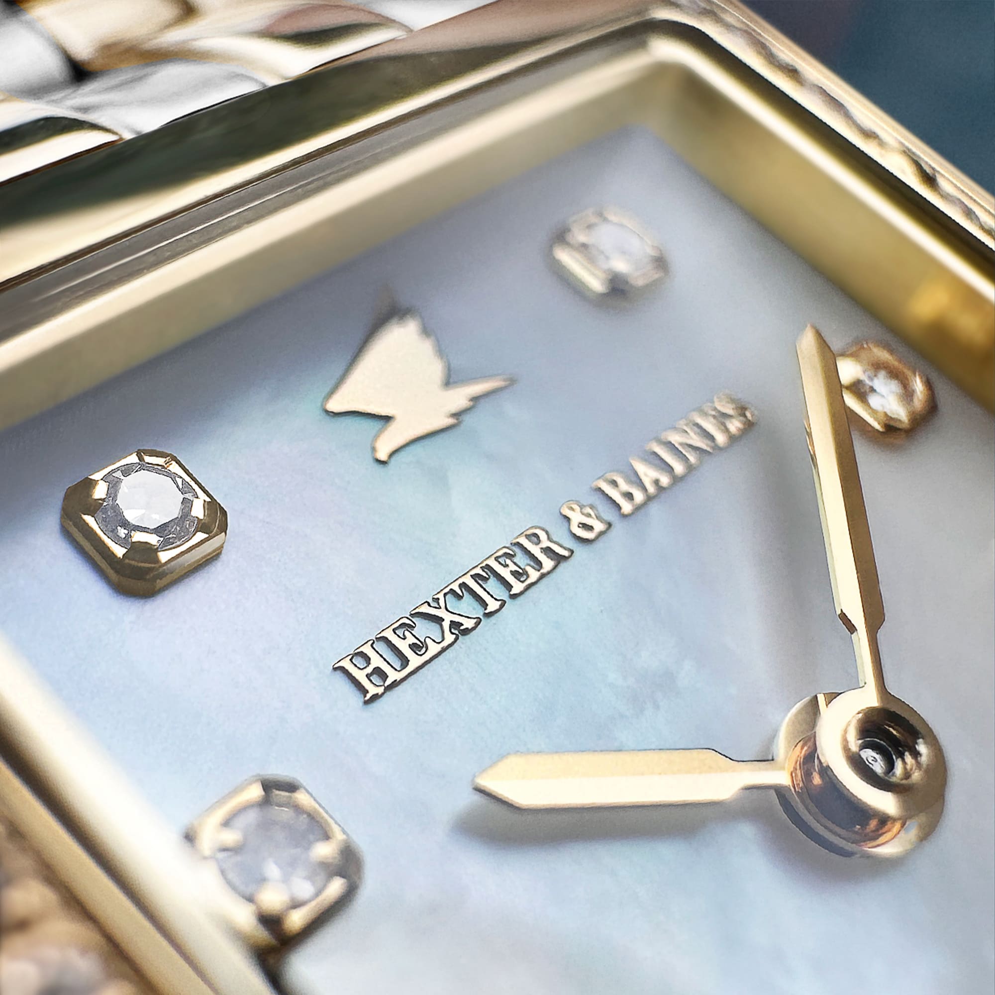 H&B Cronvas Diamond, Pavé, Gold & Silver, Pearl - 4