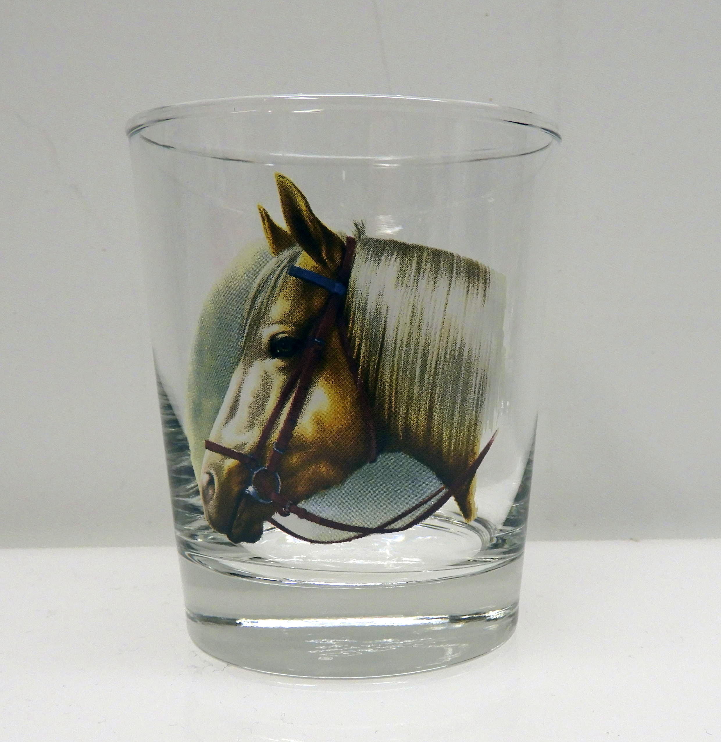 4 st. glas med hästar 23 cl - 5